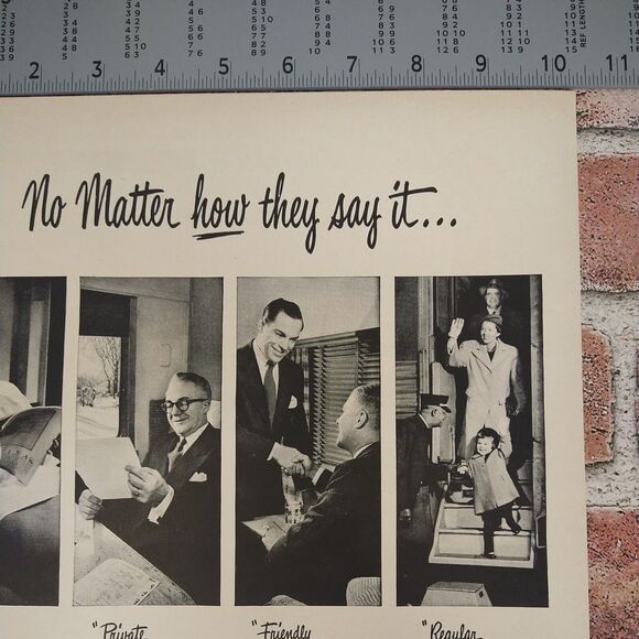 Pullman‎ Trains 10x14 No Matter How They Say It 1950 Original Retro Vtg PRINT AD - Picture 7 of 10